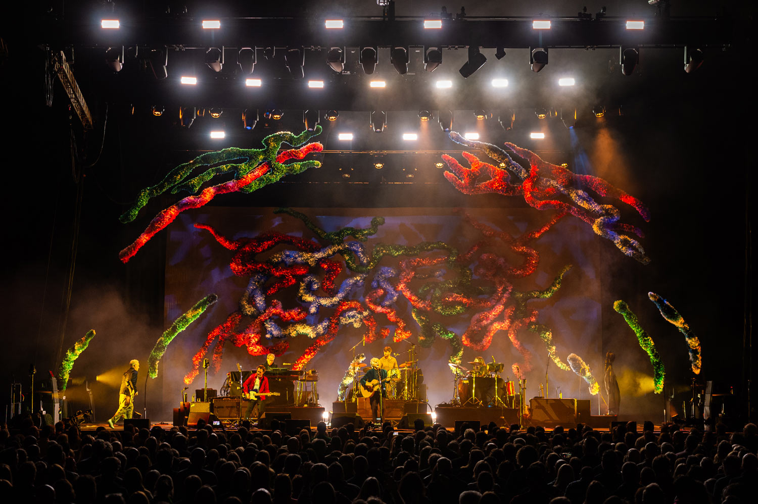 On tour with Crowded House