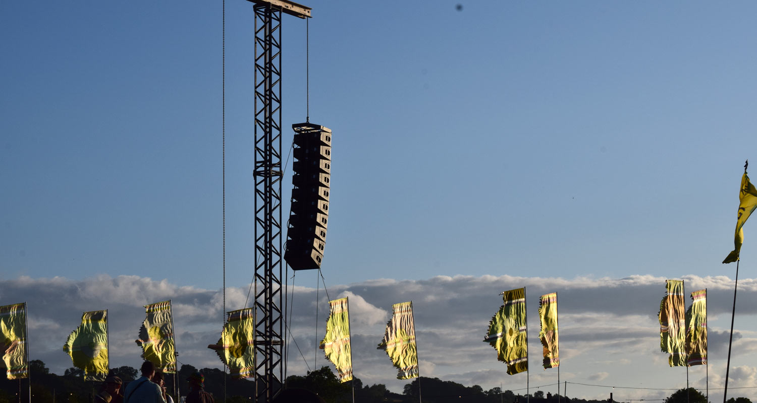 Entec at Glastonbury - the Other-Stage Photo of Entec supplying the Glastonbury other stage