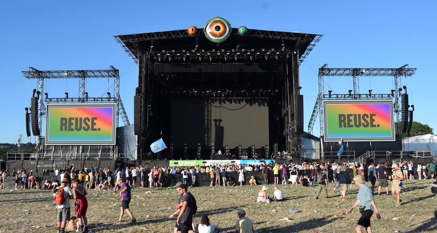 Entec at Glastonbury - the Other-Stage Photo of Entec supplying the Glastonbury other stage