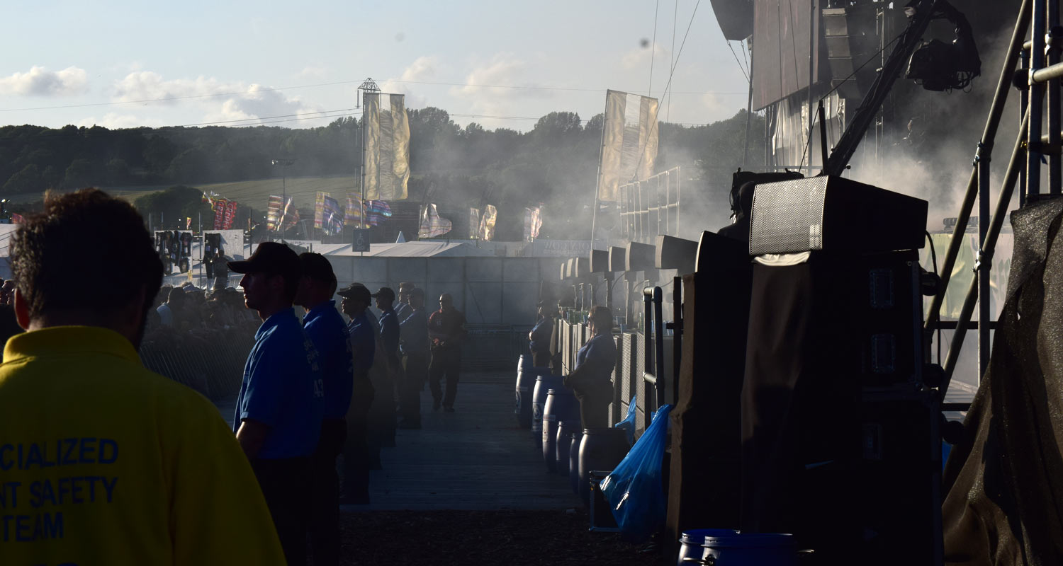 Entec at Glastonbury - the Other-Stage Photo of Entec supplying the Glastonbury other stage