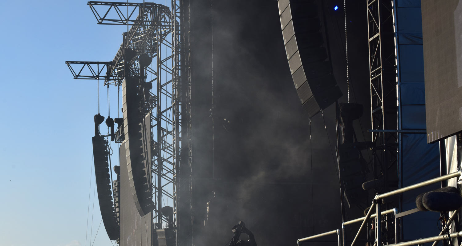 Entec at Glastonbury - the Other-Stage Photo of Entec supplying the Glastonbury other stage