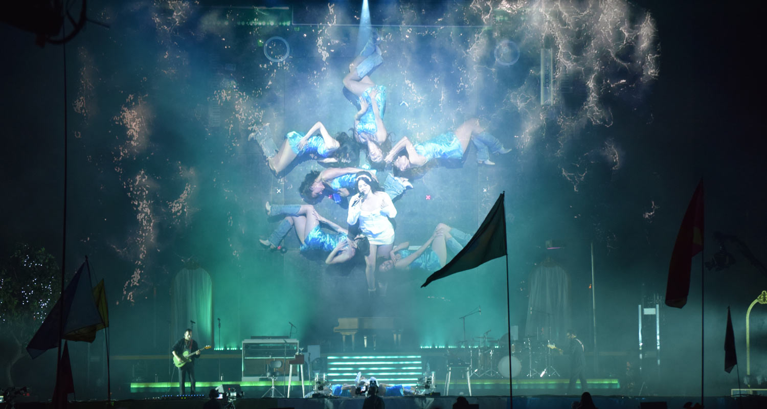 Entec at Glastonbury - the Other-Stage Photo of Entec supplying the Glastonbury other stage