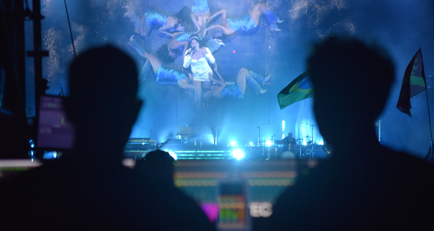 Entec at Glastonbury - the Other-Stage Photo of Entec supplying the Glastonbury other stage