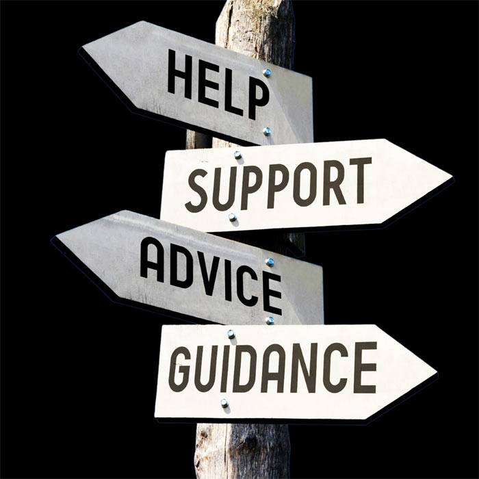 Help and Advice Help and Advice link image