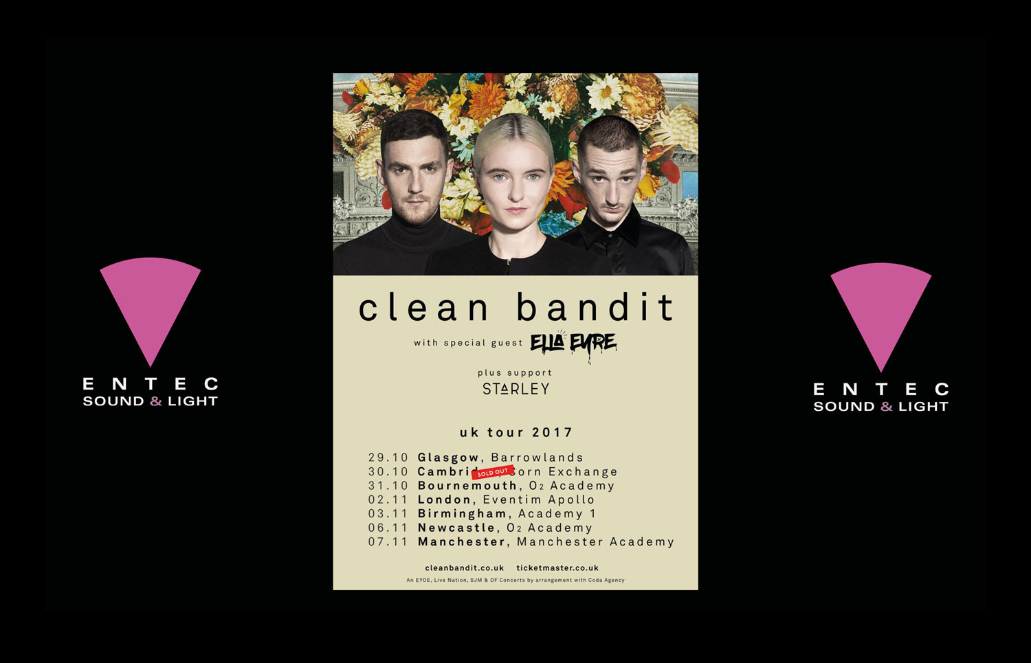 Entec - clean bandit UK 2017 Entec - clean bandit UK 2017